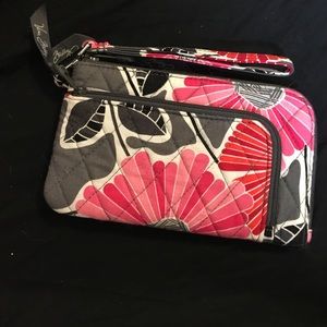 Vera Bradley Cheery Blossom Wristlet