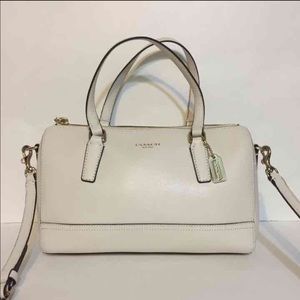 🛑SOLD🛑Coach Saffiano Leather Mini Satchel