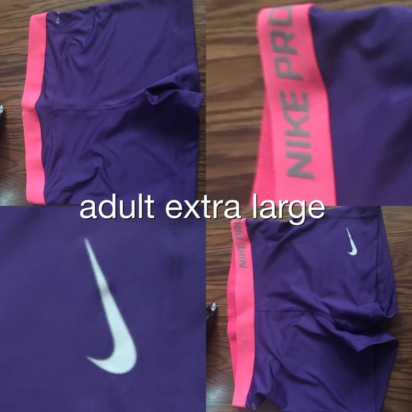 Purple Nike Pro Shorts