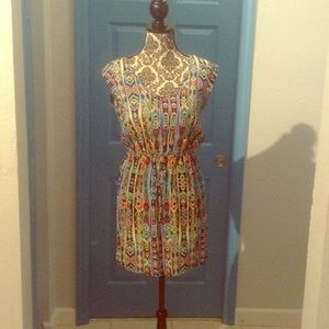 Mini dress open back