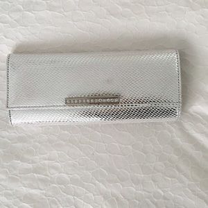 Silver Aldo Clutch