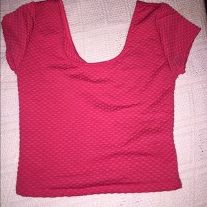 Pink Crop Top