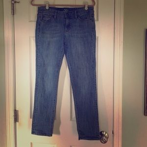 Loft slim petite ankle length jeans