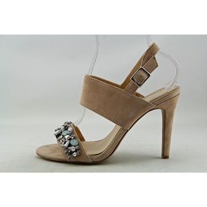 Jessica Simpson Elbella Sz 9.5 Blush Suede Sandals