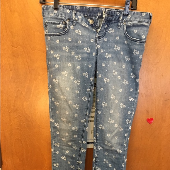 Gorgeous floral print Free People Jeans