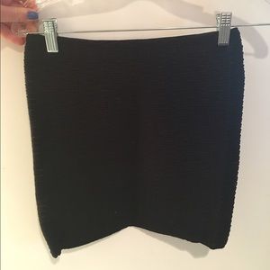 Aqua by Bloomingdale's black bandage skirt
