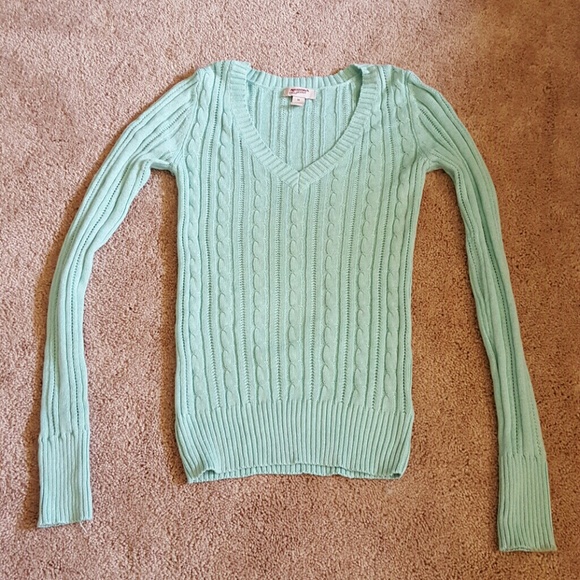 Teal sweater