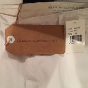 Adriano Goldschmied White pants SZ. 26