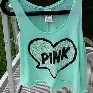 Adorable VS Pink tank top