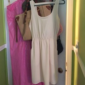 Lush cream dress