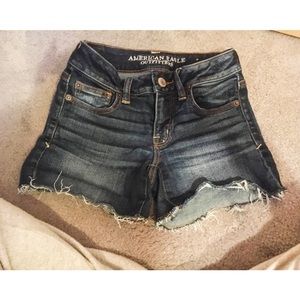 Blue jean shorts