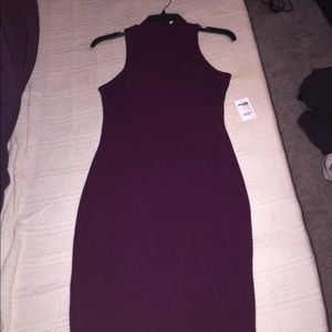 Purple Halter Dress