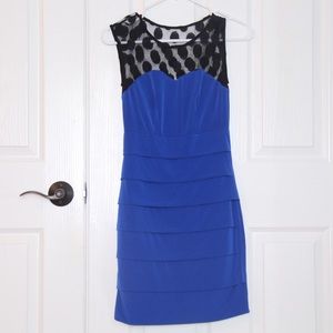 Royal Blue Mini Dress