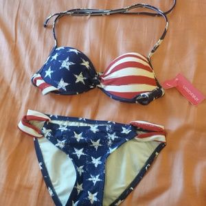 American flag bikini