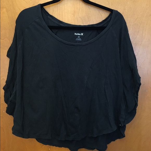 Black flowey Hurley top