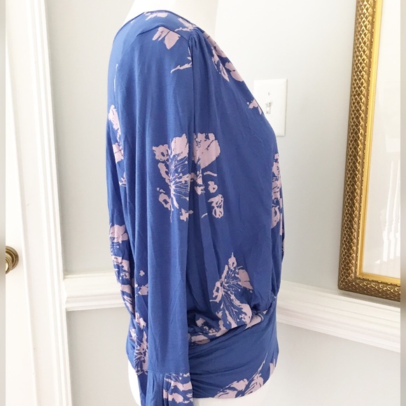 Free People Fiona Wrap Top Cobalt Blue. - Picture 7 of 7