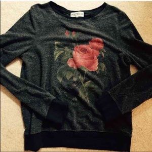 Wildfox rose jumper