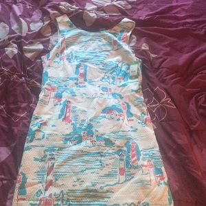 Lilly Pulitzer dress. Sz 14 "Watch out" print.