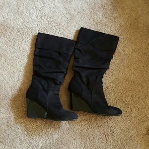 Black boots
