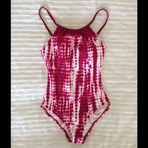 Michael Kors Swimsuit, size 8, Fuschia Tie Dye