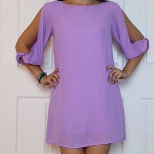 Lilac Shift Dress