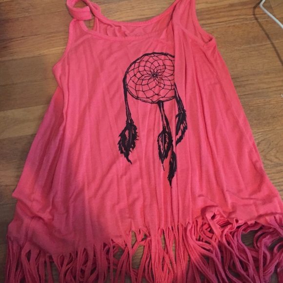Dream catcher fringe tank
