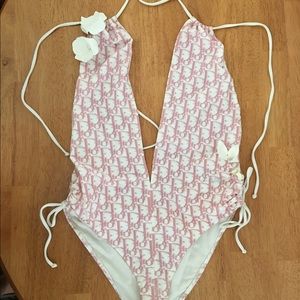 Christian Dior pink xs swimsuit