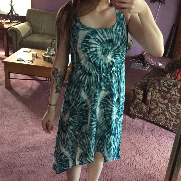 High Low Tie Dye Summer Dress