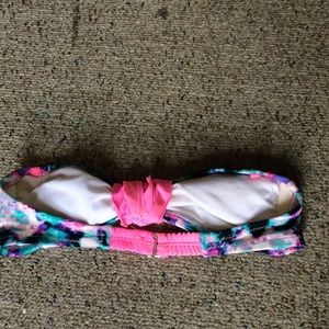 Swim - Tie dye neon strapless bikini top Swim - Tie dye neon strapless bikini top