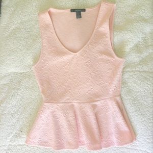 Forever 21 pink floral tanktop