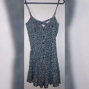 JUMP Green floral romper.