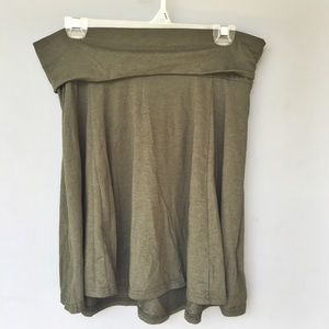 Olive Swingy Skirt