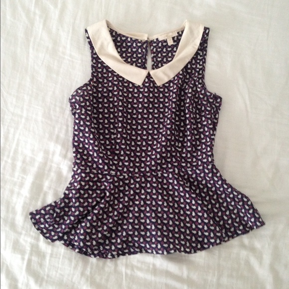 PEPLUM TOP SIZE M