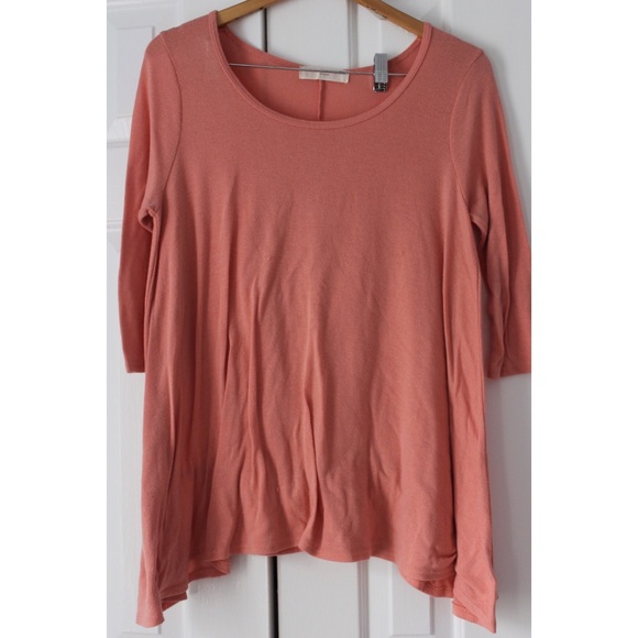 Salmon Flowy Urban Outfitters Top