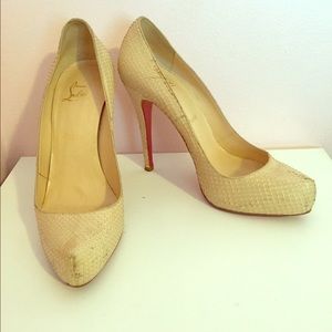 Christian Louboutin Snakeskin pumps