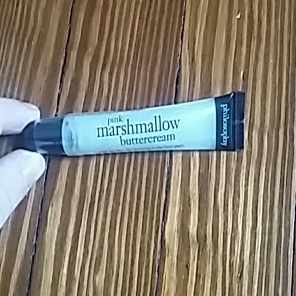 A philosophy pink marshmallow butter cream lip glo