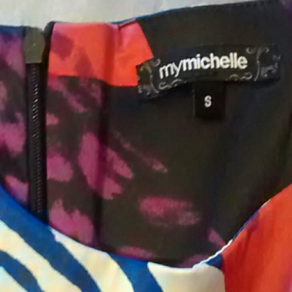 🌟REDUCED🌟✳My Michelle✳ Multi-Color/Pattern Dress - Picture 3 of 4