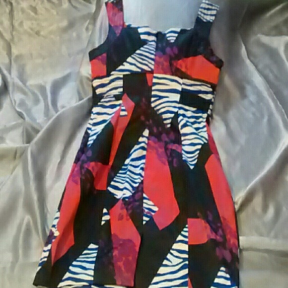 🌟REDUCED🌟✳My Michelle✳ Multi-Color/Pattern Dress - Picture 4 of 4