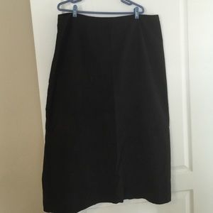 Black pencil skirt