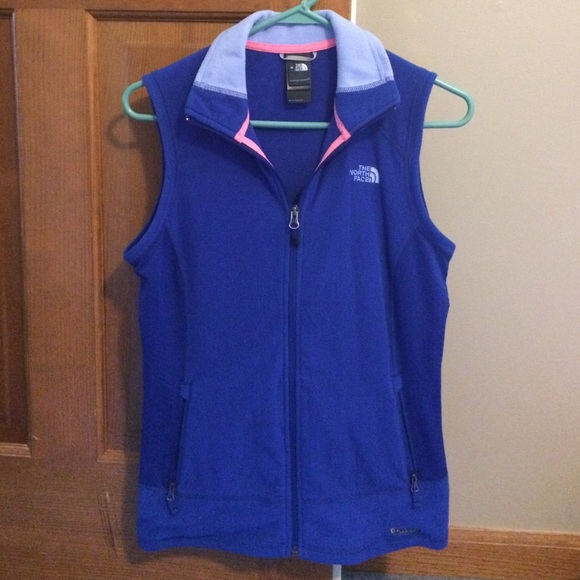 North Face Vest - royal blue