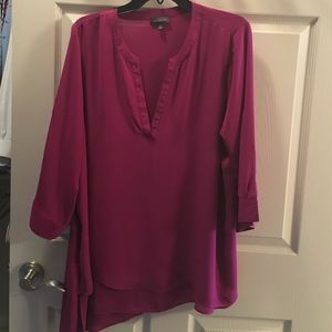 V-neck blouse