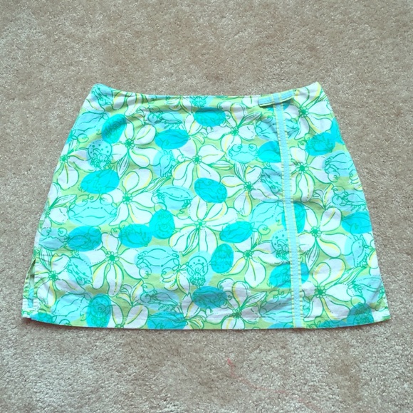 🌴10 White Tag Lilly Pulitzer Skort🍃