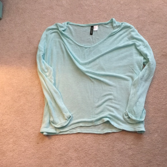 Wide neck sweater