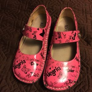 Alegria Mary Jane Breast Cancer Awareness shoes