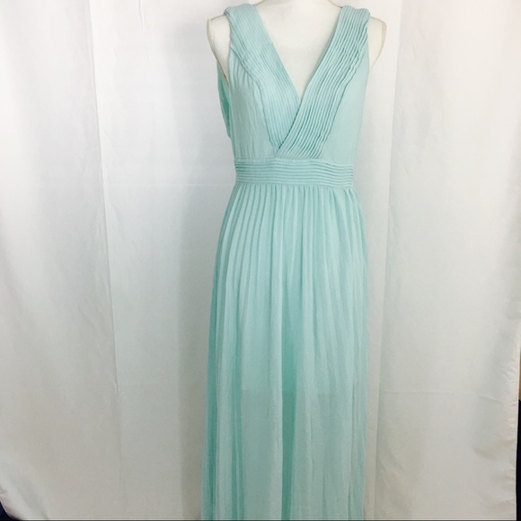 “At Last” Aqua Maxi Flawy Maxi Dress - Picture 5 of 8