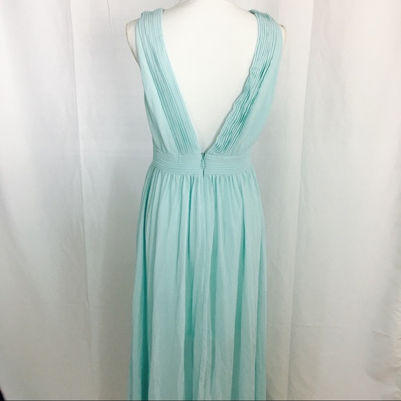“At Last” Aqua Maxi Flawy Maxi Dress - Picture 6 of 8