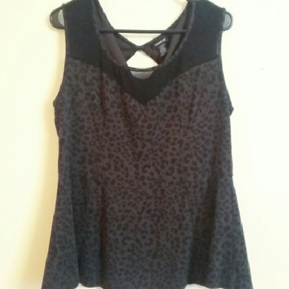 Torrid cheetah peplum