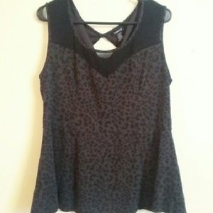 Torrid cheetah peplum