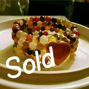 ~SOLD~  HEALING GEMSTONE WRAP BRACELET