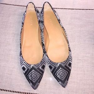 J Crew Pointy Flats